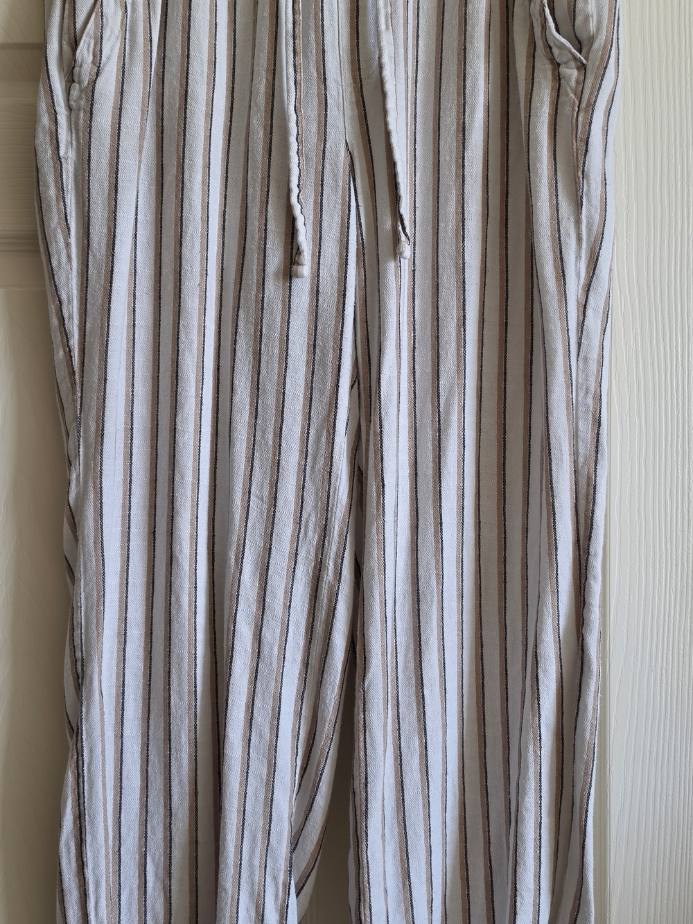Size Large Ladies Linen Pants With Pockets